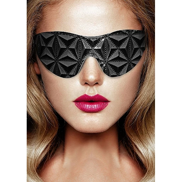 Ouch! Luxury Eye Mask Black - Maska na oczy