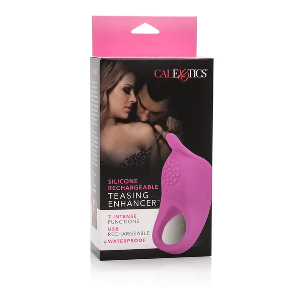 CalExotics Rechargeable Teasing Enhancer - Wibrujący pierścień erekcyjny