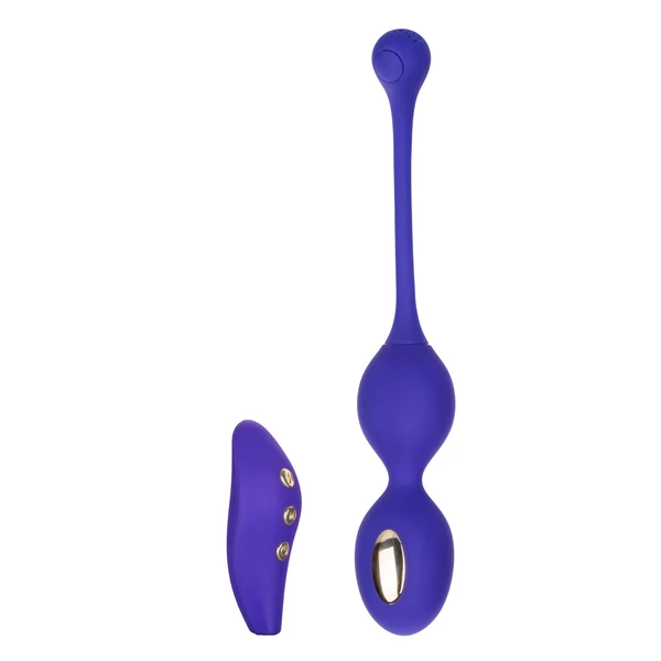 CalExotics Estim Dual Kegel Exerciser - Kulki gejszy z elektrostymulacją