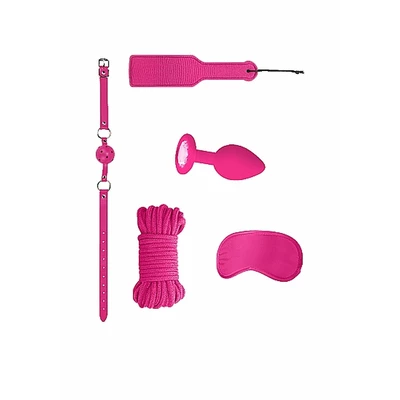 Ouch! Introductory Bondage Kit #5 Pink - Zestaw BDSM Różowy