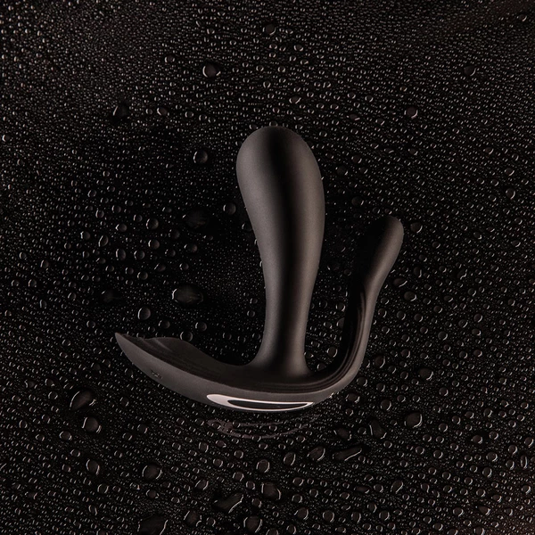Satisfyer Top Secret + (Black) - Wibrator króliczek do potrójnej stymulacji + aplikacja Czarny