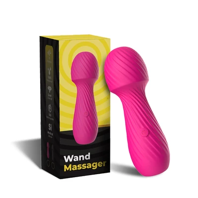 Boss Series Dazzle Pink - Wibrator wand w kształcie grzybka Różowy