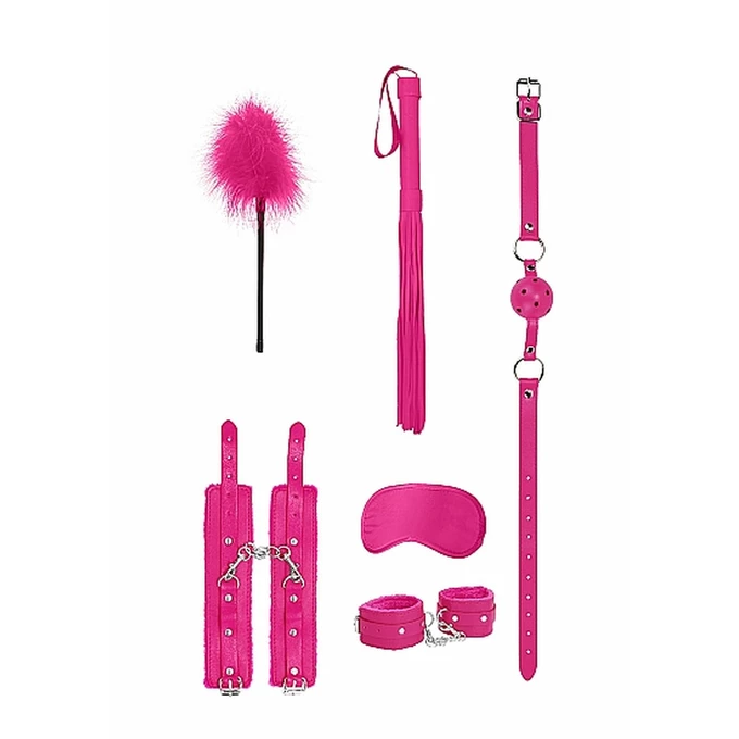 Ouch! Beginners Bondage Kit Pink - Zestaw BDSM Różowy