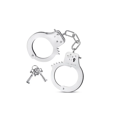 Attraction Mai No.38 Metal Handcuffs Silver - Kajdanki metalowe