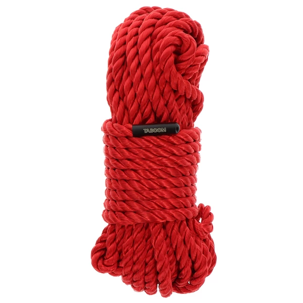 Taboom bondage rope 10 meter 7 mm - Lina do krępowania, Czerwony