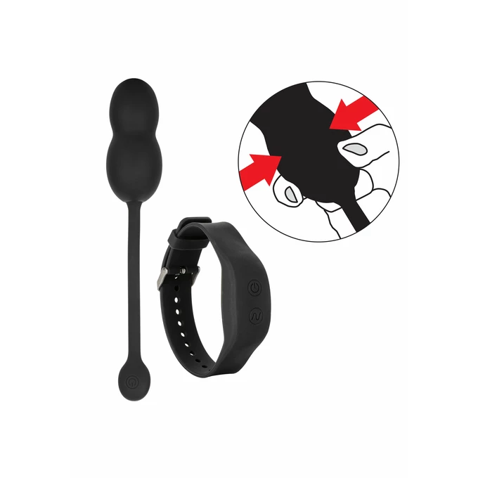 CalExotics Wristband Remote Soft Kegel - Wibrujące kulki kegla sterowane zegarkiem