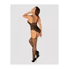 Obsessive g325 - bodystocking, Czarny