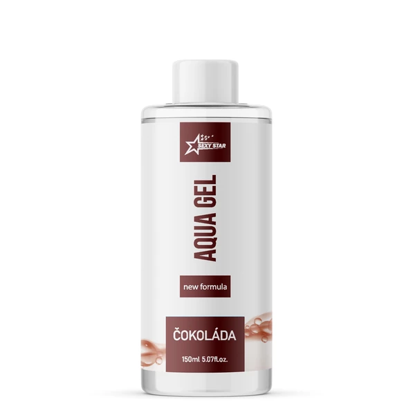 Sexy Star Aqua Gel Czekolada 150ml - Lubrykant na bazie wody, czekoladowy