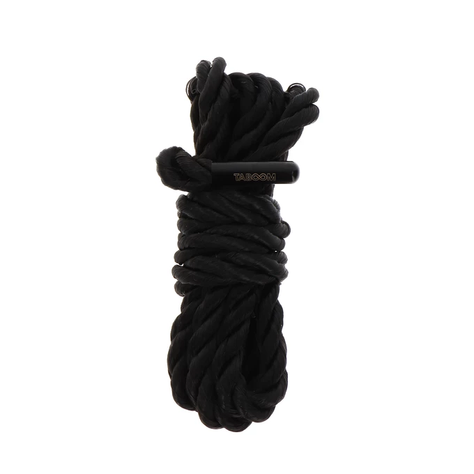 Taboom bondage rope 1.5 meter 7 mm - Lina do krępowania, Czarny