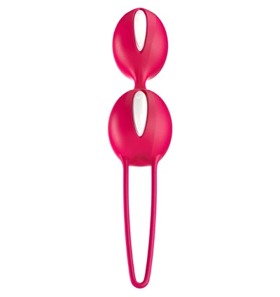 Fun Factory Smartballs Duo - Kulki gejszy biofeedback, Czerwone