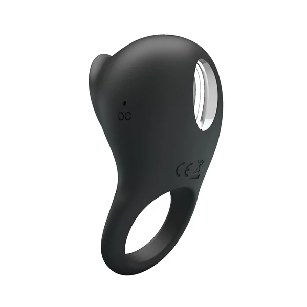 Pretty Love Ring Shaking Ii 12 Functions Usb - Pierścień erekcyjny z ruchomym języczkiem