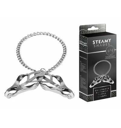 Steamy Shades endurance butterfly nipple clamps - Klipsy na sutki
