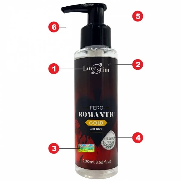 Love Stim romantic fero cherry 100ml - Olejek do masażu