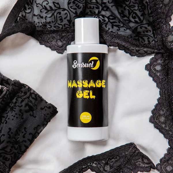 Sensuel Massage Black Gel 150ml - Żel do masażu