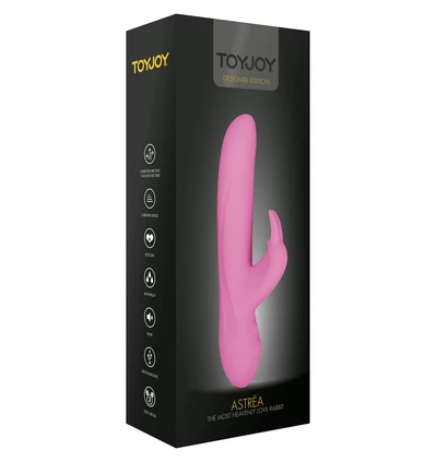 ToyJoy Astrea Rabbit Vibrator Pink - Wibrator króliczek