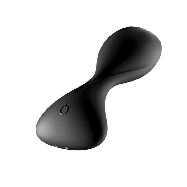 Satisfyer vibrator trendsetter connect app (black) - Wibrujący korek analny, Czarny