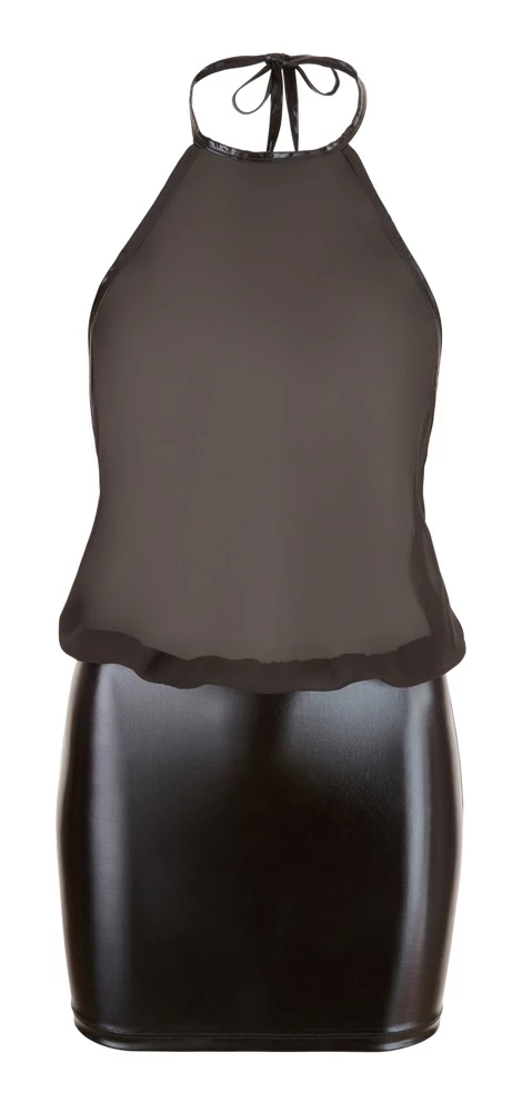 Cotelli chiffon dress - Sukienka szyfonowa, Czarny