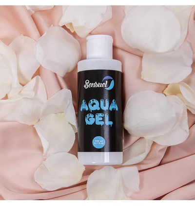 Sensuel Aqua Gel Black 150ml - Lubrykant na bazie wody