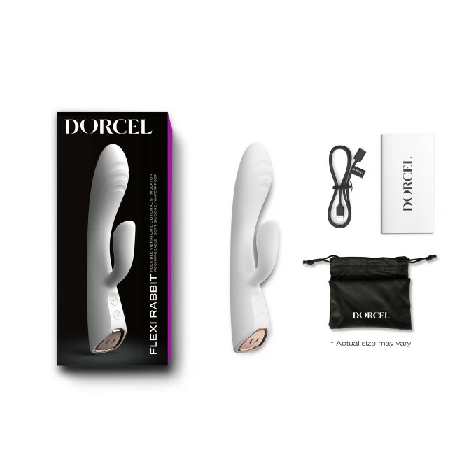 Marc Dorcel Flexi Rabbit - Wibrator króliczek, biały