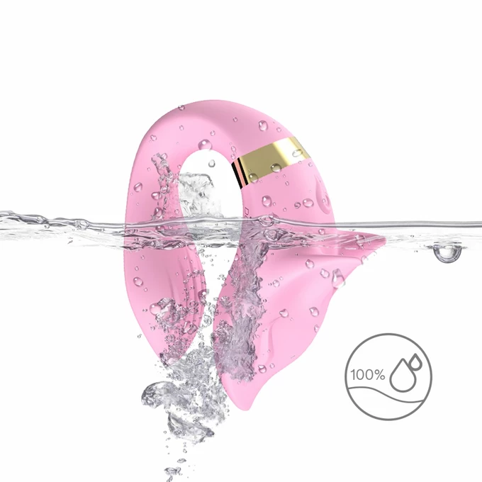 Boss Series Fox Light Pink - Wibrator dla par Różowy