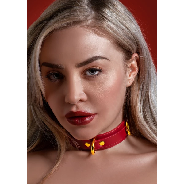 Taboom d-ring collar deluxe - Obroża BDSM