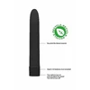 Natural Pleasure 7&quot; Vibrator Biodegradable Black - Wibrator klasyczny z materiałów neutralnych ekologicznie Czarny