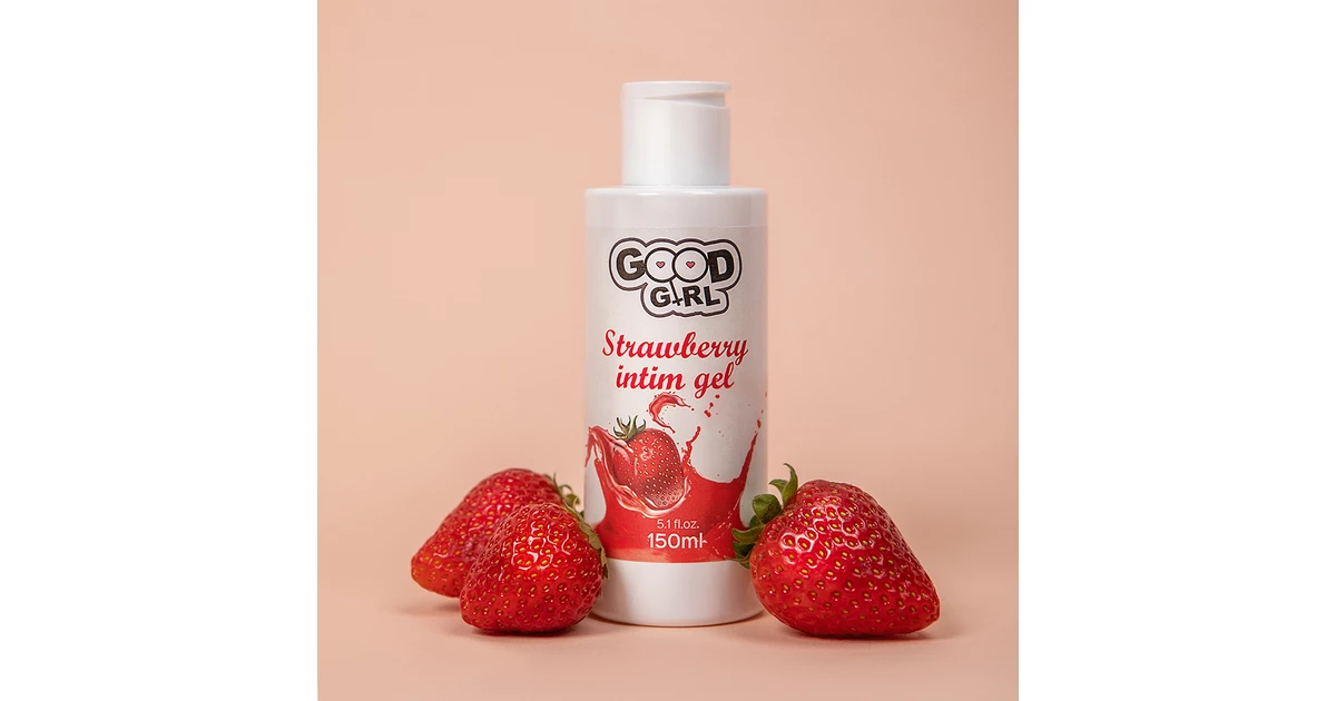 Good Girl Strawberry Intim Gel 150ml Lubrykant Na Bazie Wody Truskawkowy ️ Sensu Sklep Erotyczny 