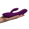 Laid V.1 Silicone Rabbit Vibrator Purple - Wibrator króliczek