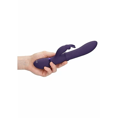 Vive Halo Purple - Wibrator króliczek z pierścieniem pulsacyjnym