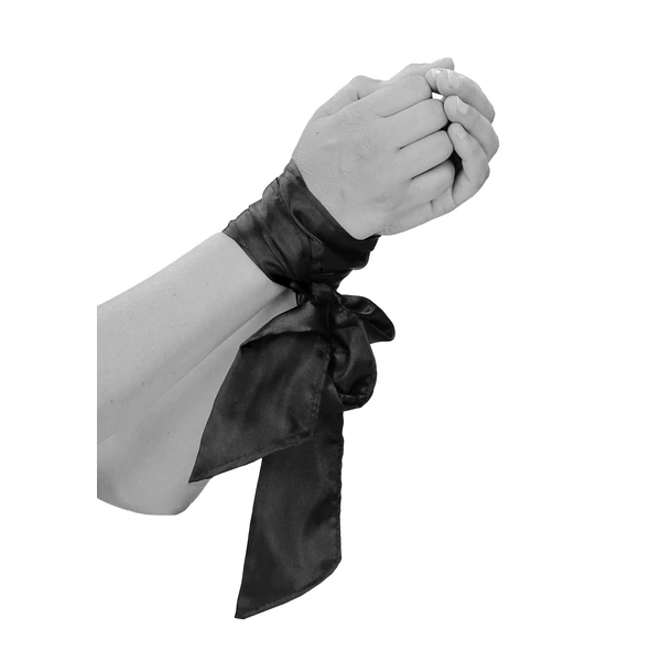 Ouch! bondage silky ribbon - Jedwabna przepaska