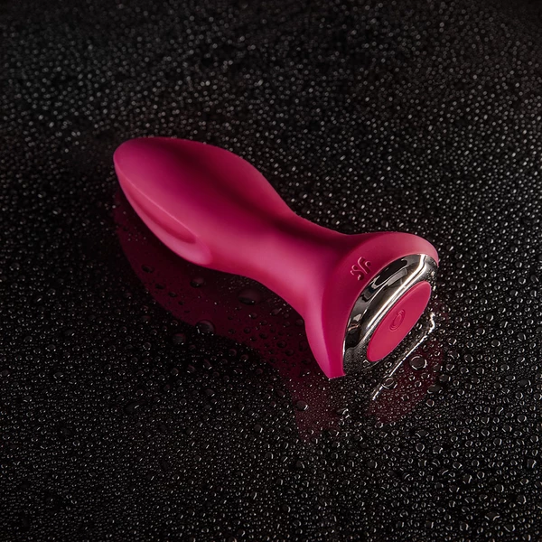 Satisfyer rotator plug 2 connect app (violet) - Wibrujący korek analny z opcją rotacji, Fioletowy