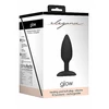 Elegance Heating Anal Butt Plug Glow Black - Wibrujący korek analny z opcją podgrzewania Czarny