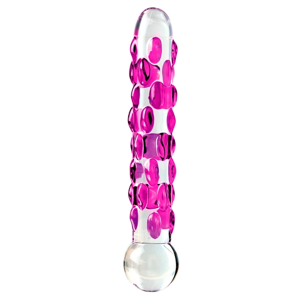 Icicles no 7 - hand blown massager - Szklane dildo