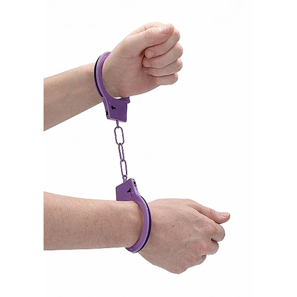 Ouch! beginner&quot;s handcuffs - purple - Kajdanki