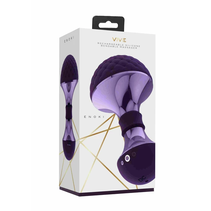 Vive Enoki Bendable Massager Purple - Wibrator wand