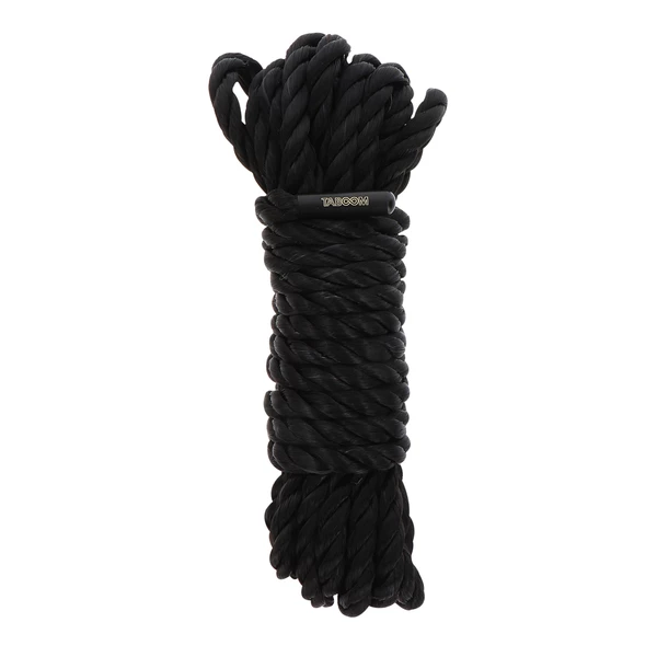 Taboom bondage rope 5 meter 7 mm - Lina do krępowania, Czarny