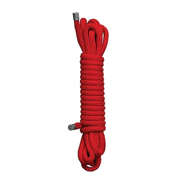 Ouch! japanese rope - 10m - red - Lina do krępowania