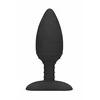 Elegance Heating Anal Butt Plug Glow Black - Wibrujący korek analny z opcją podgrzewania Czarny