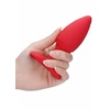 Elegance Heating Anal Butt Plug Glow Red - Wibrujący korek analny z opcją podgrzewania Czerwony