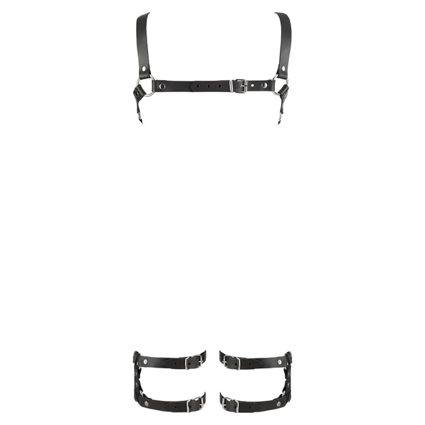 ZADO leder harness - Harness, Czarny