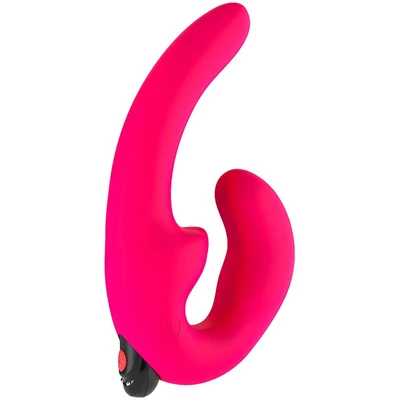 Fun Factory Sharevibe - Wibrator dla par, Strapless strap on, Różowe
