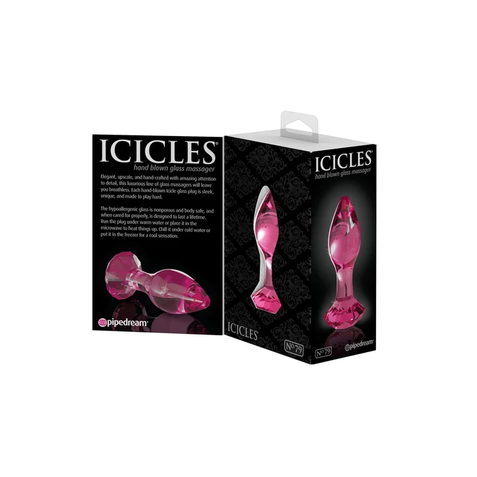 Icicles no 79 - Szklany korek analny