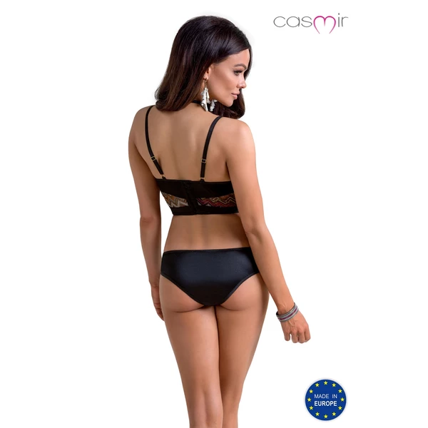 Casmir lagerta set black - Komplet dwuczęściowy, Czarny