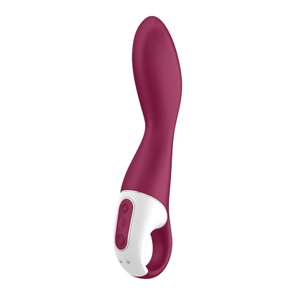 Satisfyer heated thrill connect app - Wibrator klasyczny z opcją podgrzewania