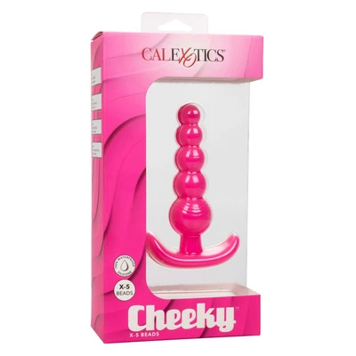 CalExotics Cheeky X 5 Beads Pink - Koraliki analne