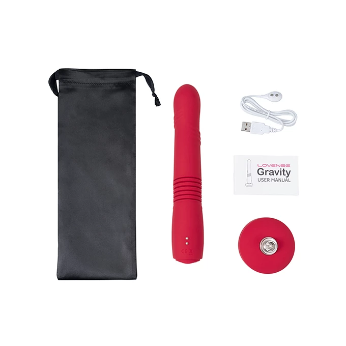 Lovense Gravity - Pulsujące i wibrujące dildo, sterowane aplikacją