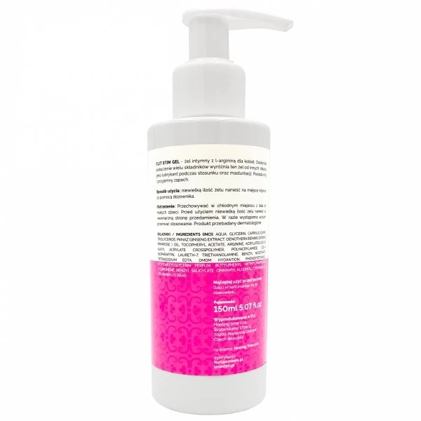 Love Stim lstim clit stim gel 150ml - Żel stymulujący łechtaczkę