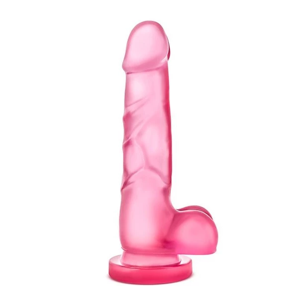 B Yours Sweet N Hard 4 Pink - Dildo klasyczne na przyssawce, Różowy
