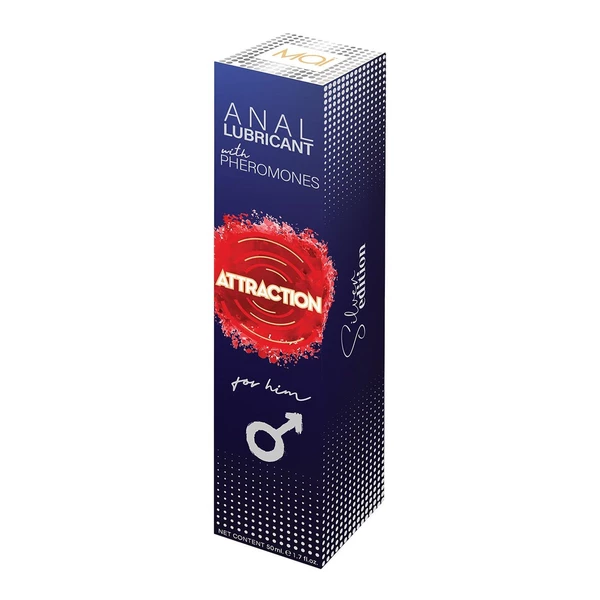 Attraction Anal Lubricant With Pheromones For Him 50 Ml - Analny lubrykant z feromonami dla Niego