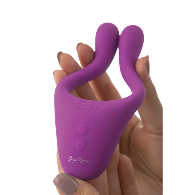 BeauMents doppio purple - Wibrator dla par wielofunkcyjny, Fioletowy
